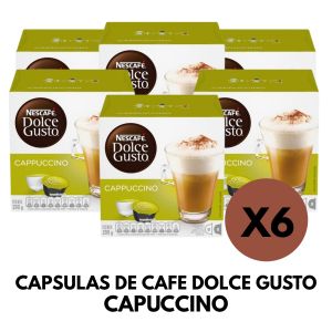 CAPSULAS DE CAFE DOLCE GUSTO CAPUCCINO X 6 CAJAS - Vista 1