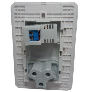 LLAVE LUZ DIMMER VARIADOR LUZ LED Y TOMA 10A JELUZ MITO BL/BL - Vista 2