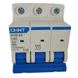 LLAVE TERMICA TRIPOLAR 3X50A 6KA CURVA C CHINT - Vista 2