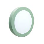 PANEL LED 18W APLICAR REDONDO VERDE PASTEL 6000K STAR BOX