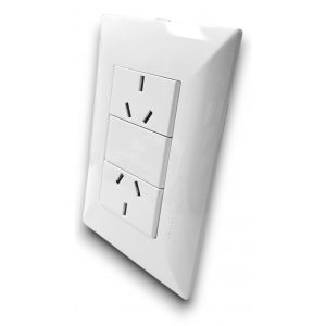 SET ARMADO LINEA DUNA MAS 1 TOMA DOBLE 10A EXULTT - Vista 1