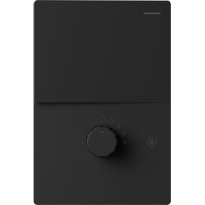 SET ARMADO 1 PUNTO Y DIMMER VENTILADOR MILAN NEGRO MACROLED