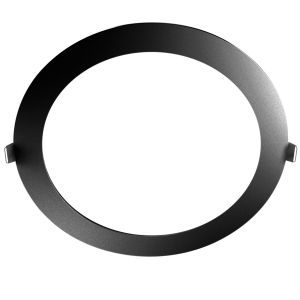 PANEL LED EMBUTIR REDONDO 18W NEGRO MACROLED - Vista 4