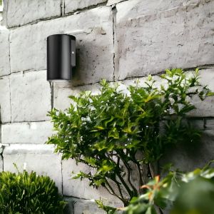 APLIQUES PARED DICRO REDONDO UNIDIRECCIONAL CANDELA COLOR NEGRO IP65 - Vista 1