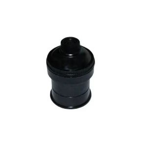 PORTALAMPARA E27 PLASTICO 3 PIEZAS NEGRO S-BOX