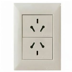 SET ARMADO TOMA CORRIENTE DOBLE 10A ESPECIAL CAMBRE SIGLO XXII BLANCO