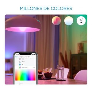 LAMPARA LED SMART 9W WIFI RGB DIMERIZABLE CELULAR APP - Vista 6