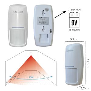 ALARMA DOMICILIARIA INALAMBRICA SMART WIFI + GSM WALA 3000 PRONEXT - Vista 7