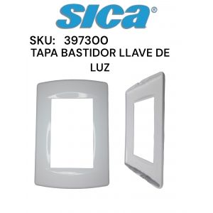 TAPA BASTIDOR LLAVE DE LUZ SICA LIFE 3 MODULOS - Vista 1