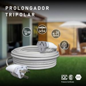ALARGUE PROLONGADOR 3X0.75MM DE 10 MTS STAR BOX - Vista 1