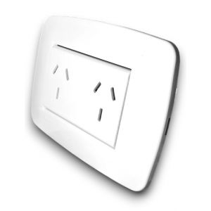 SET ARMADO LINEA DUNA 1 TOMA DOBLE 10A (3 MODULO) EXULTT - Vista 2