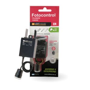 FOTOCONTROL OCULTABLE 1500 W LIGHT HOUSE