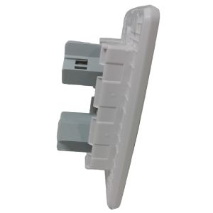 LLAVE TOMA DOBLE JELUZ MITO ARMADA BL/BL - Vista 1