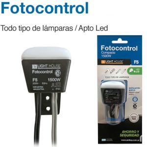 FOTOCONTROL 4 CABLES 1500 W LIGHT HOUSE - Vista 1