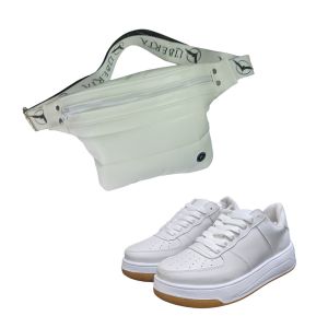 COMBO URBAN WHITE RIñO ALASKA + ZAPA URBANA CHINA BLANCO TALLE 38