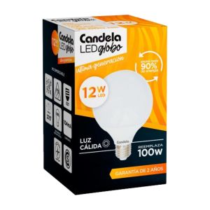LAMPARA GLOBO LED 12 WATT CANDELA - Vista 3