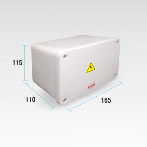 CAJA DE PASO ESTANCA IP65 EXTERIOR 165 X 115 X 110 MM - Vista 1