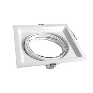 CARDANICO AR111 MACROLED DE EMBUTIR X1 MARCO BLANCO