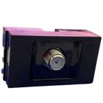 MODULO TOMA TV ROSCA 0DB JELUZ PLATINUM NEGRO