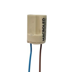 ZOCALO G9 CON CHICOTE 220V MACROLED - Vista 1