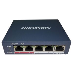 SWICHT POE 4 PUERTOS DS-3E0105P-E/M HIKVISION