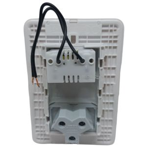 LLAVE TOMA 10A Y USB DOBLE CARGA RAPIDA 3 AMP JELUZ  MITO BL/NG - Vista 2