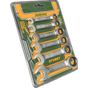 SET LLAVES COMBINADAS - 6 PIEZAS - 8-17MM JADEVER