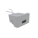 CARGADOR USB 5V 2 AMPER SIMPLE EXULTT URBANA BLANCO