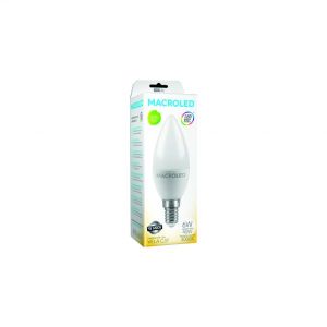 LAMPARA VELA LED 6W E14 MACROLED - Vista 1