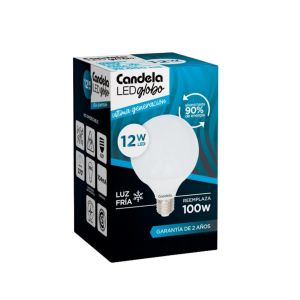 LAMPARA GLOBO LED 12 WATT CANDELA - Vista 1