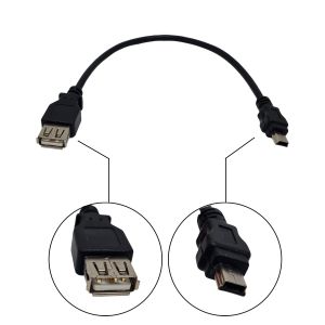 CABLE ADAPTADOR DE USB A MINI USB DE 27 CM  PRONEXT - Vista 2