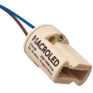 ZOCALO G9 CORTO 220V MACROLED - Vista 1