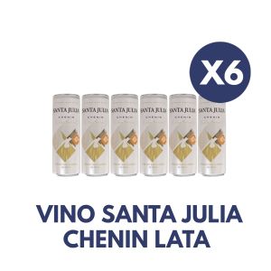 VINO SANTA JULIA CHENIN LATA 269 CC X 6 - Vista 1