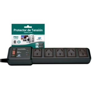 ZAPATILLA PROTECTOR DE TENSION 5 TOMAS 2200 W STAND BY - Vista 4