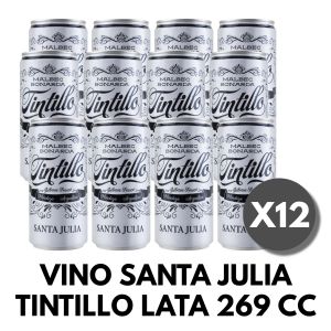 VINO SANTA JULIA TINTILLO LATA 269 CC X 12 UNIDADES - Vista 1