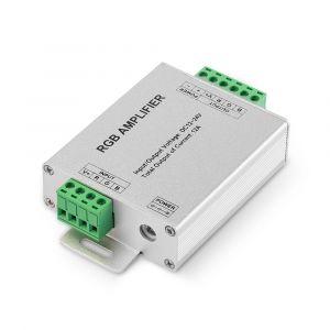 AMPLIFICADOR PARA CINTA LED 12-24 V RGB 10 MTS MACROLED AMPLIFICADOR PARA CINTA LED 12-24 V RGB 10 MTS MACROLED