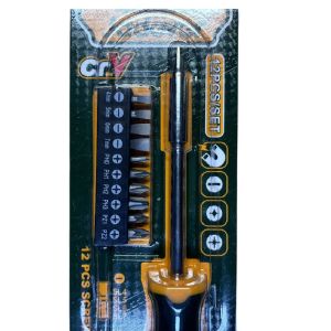 KIT DE PUNTAS DE DESTORNILLADOR DE 12 PIEZAS - ACERO CR-V - JADEVER - Vista 3