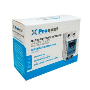 PROTECTOR DE TENSION RIEL DIN DIGITAL 63AMP RIEL DIN PRONEXT - Vista 2