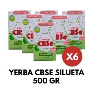 PAQUETE YERBA CBSE SILUETA 500 GR X 6 UNIDADES - Vista 1
