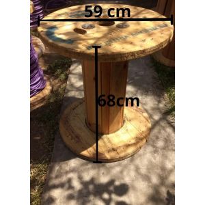 CARRETEL DE MADERA BOBINA 59X68 CM - Vista 2