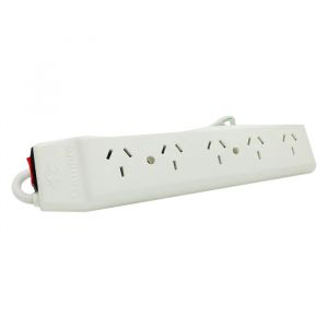 ZAPATILLA 5 TOMAS 3P 10A CABLE 3MTS BLANCA CAMBRE