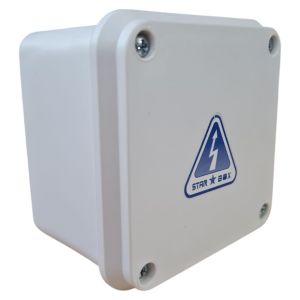 CAJA DE PASO ESTANCA IP65 EXTERIOR 90X90X55 MM (BLANCO) STAR BOX - Vista 1