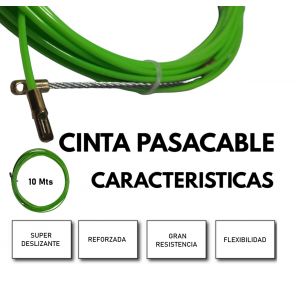 CINTA PASACABLE POLIESTER DE 10 MTS EXULTT - Vista 1