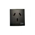 MODULO 1 TOMA CORRIENTE 20A LINEA PLEIN EXULTT GRIS