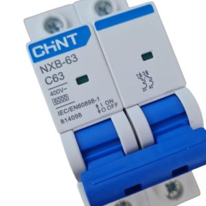 LLAVE TERMICA BIPOLAR 2X63A 6KA CURVA C CHINT - Vista 5