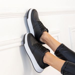 ZAPATILLAS MUJER NEGRO URBANAS COMODAS LIVIANAS MODA CHINA LIBERTA - Vista 9