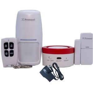 KIT ALARMA WIFI INALAMBRICA CON SIRENA Y BATERIA INCORPORADA SMART WIFI WALA 2000 PRONEXT - Vista 6