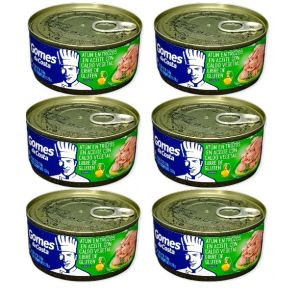 LATA DE ATUN EN TROZO EN ACEITE GOMES 170 GR X 6 UNIDADES