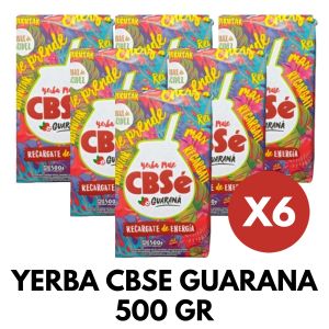 PAQUETE YERBA CBSE GUARANA 500 GR X 6 UNIDADES - Vista 1