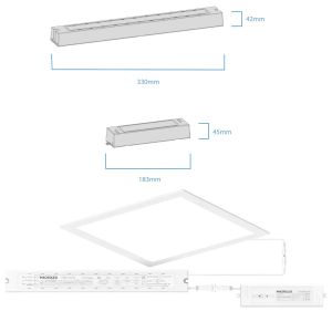 DRIVER DE EMERGENCIA PARA PANELES DE 40 Y 48W MACROLED - Vista 1